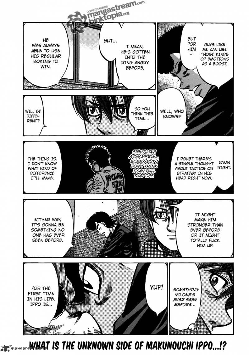 Hajime no Ippo: Fighting Spirit, Chapter 931 image 13